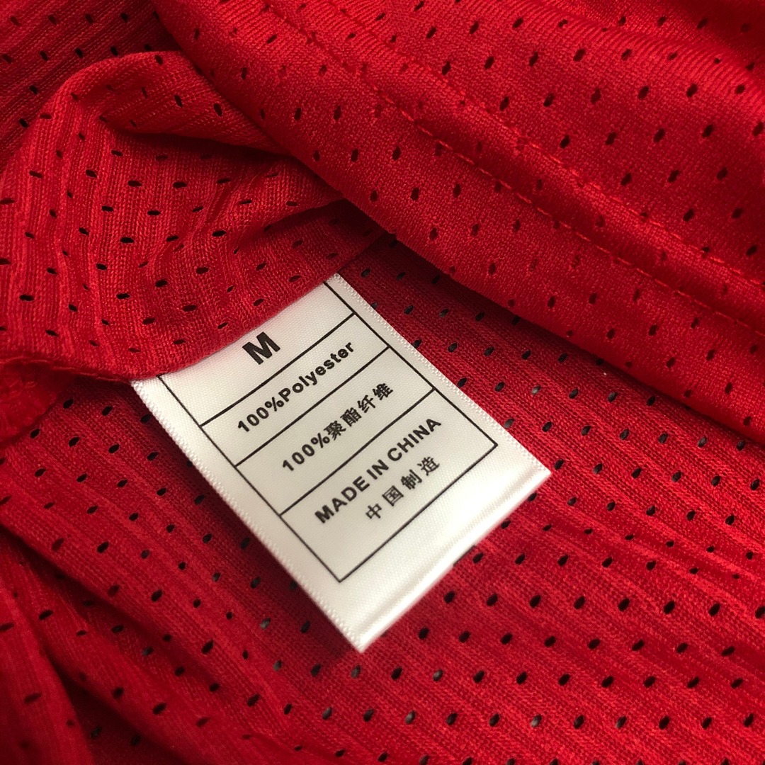 Mitchellness 公牛队 红色 23号 乔丹 艾佛森 复古网眼短袖, foto 9