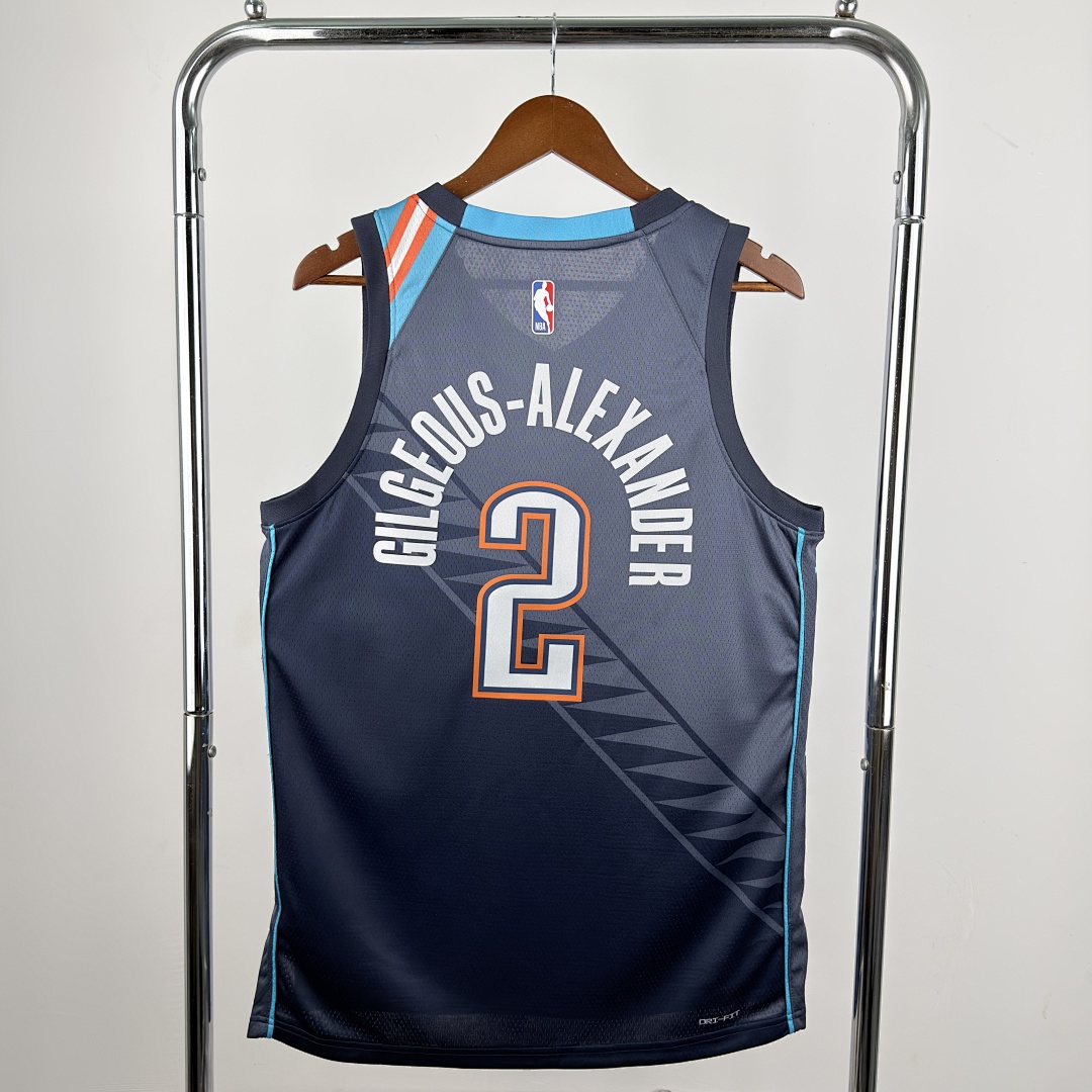 OKC Thunder 25/26 City Edition #2 Shai Gilgeous-Alexander Camisa, foto 10