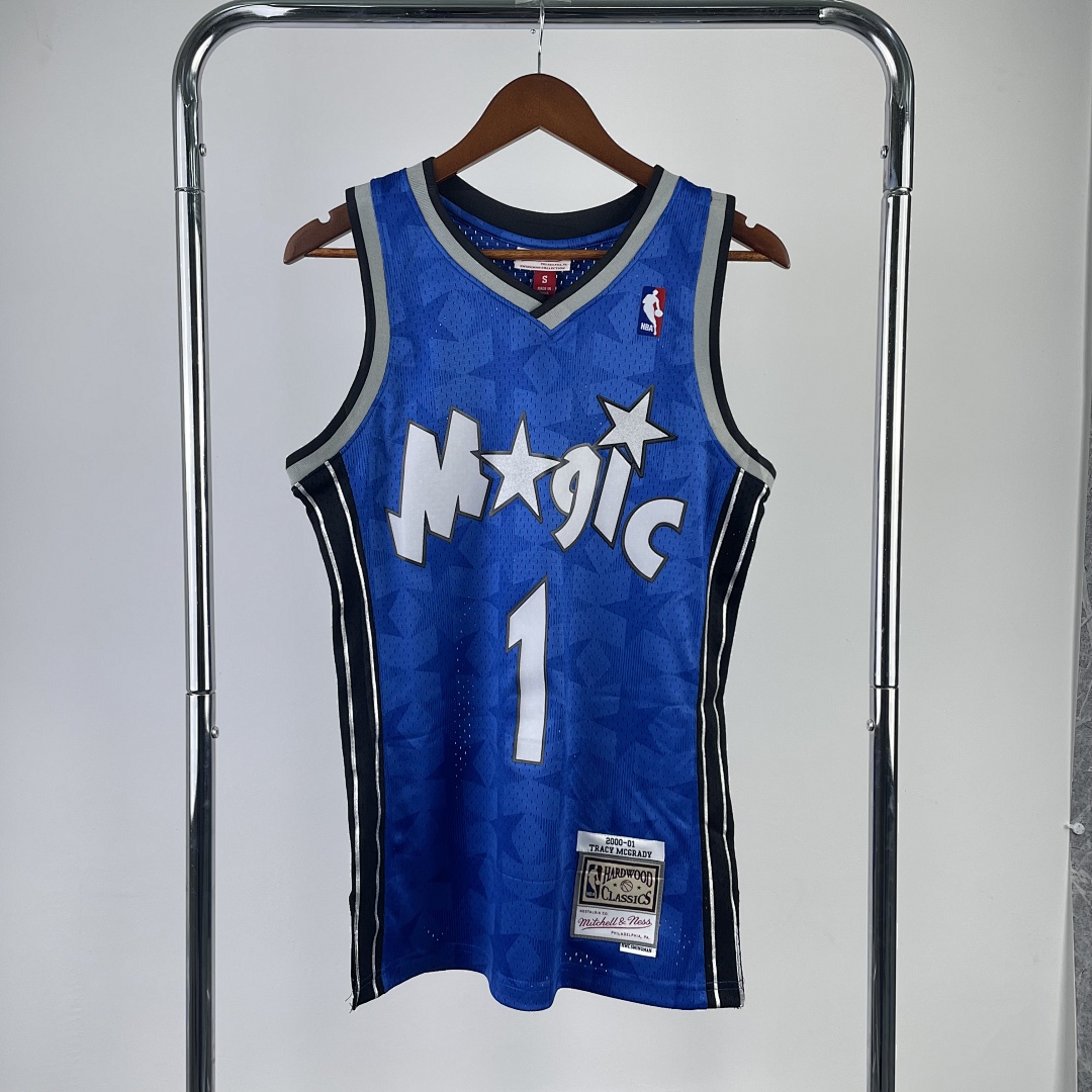 MN热压复古球衣:SW魔术队 00/01赛季 暗星 1号麦迪, foto 2