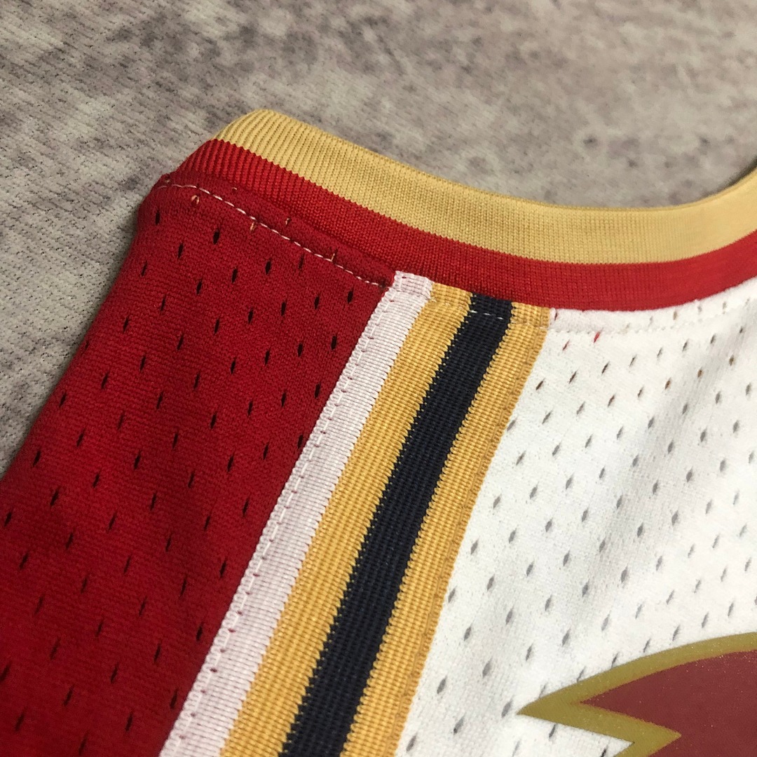 MN热压复古球衣:SW 骑士队 03/04赛季 白色 23号 詹姆斯, foto 12