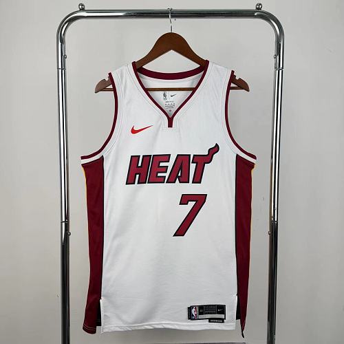 Miami Heat Gola V #7 Giannis Camisa Branca