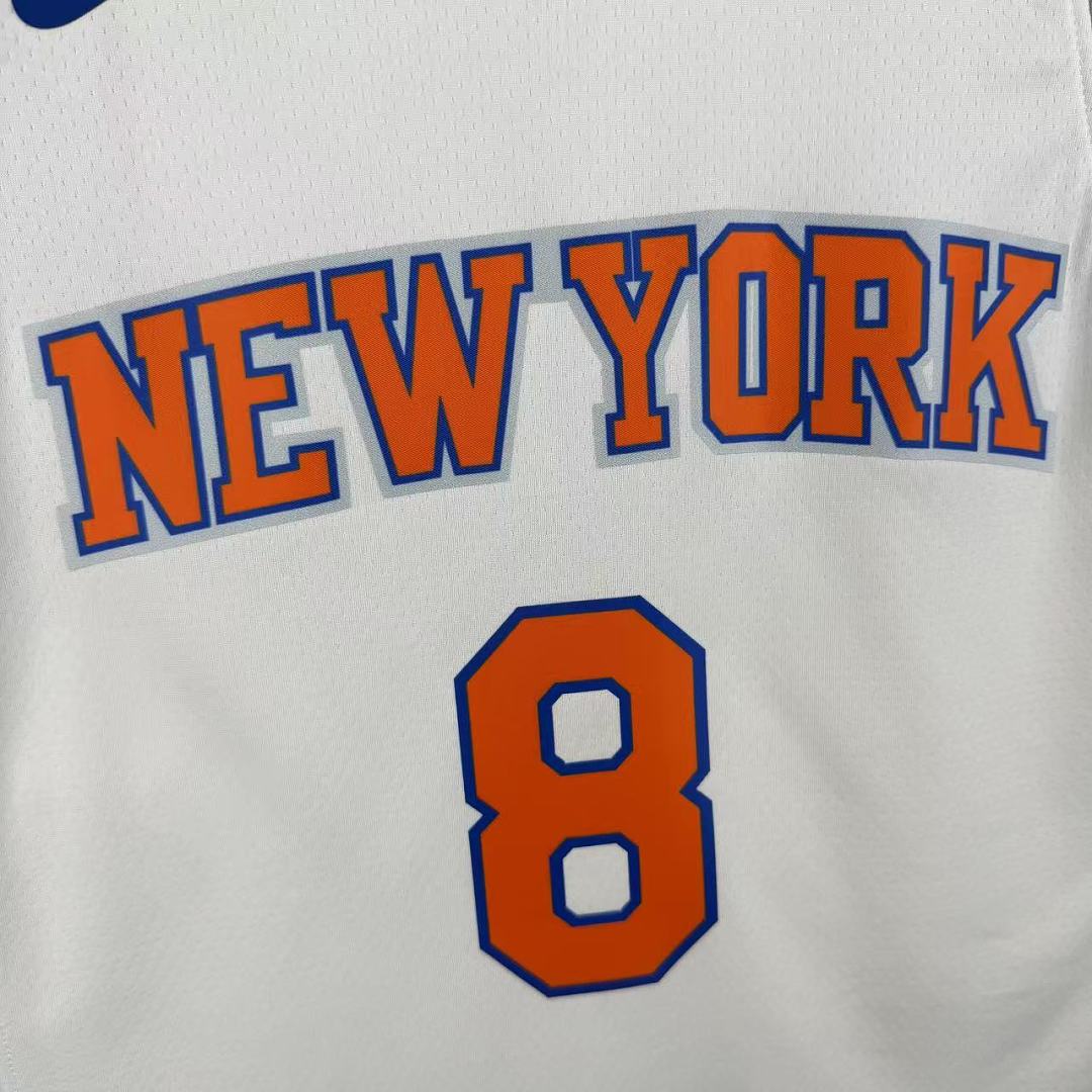 New York Knicks 22/23 #8 Camisa Branca, foto 5