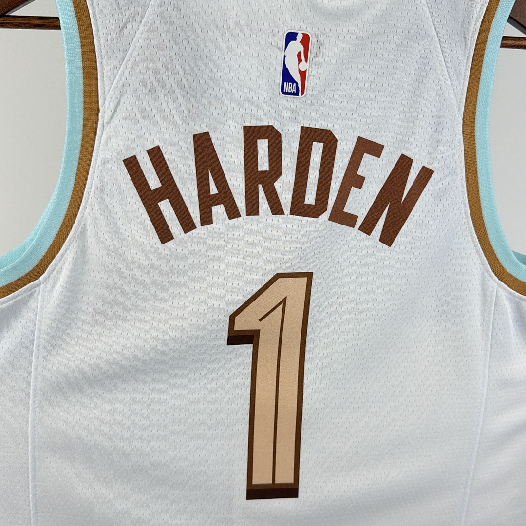Cleveland Cavaliers 22/23 City Edition #1 James Harden Camisa, foto 4