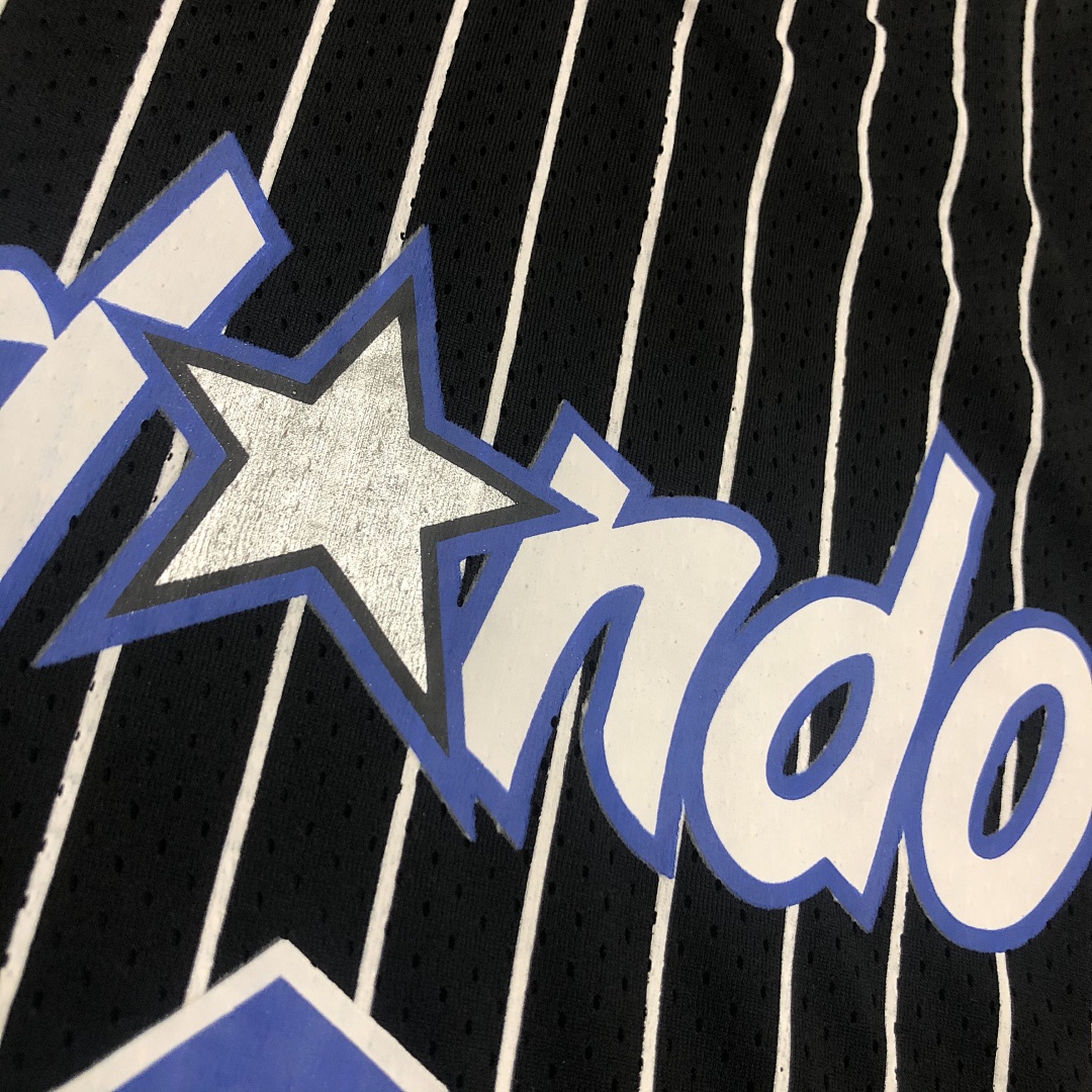 Mitchellness 魔术队 黑色 1号 麦迪 复古网眼短袖, foto 11