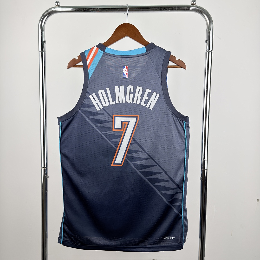 OKC Thunder 25/26 City Edition #7 Chet Holmgren Camisa, foto 10
