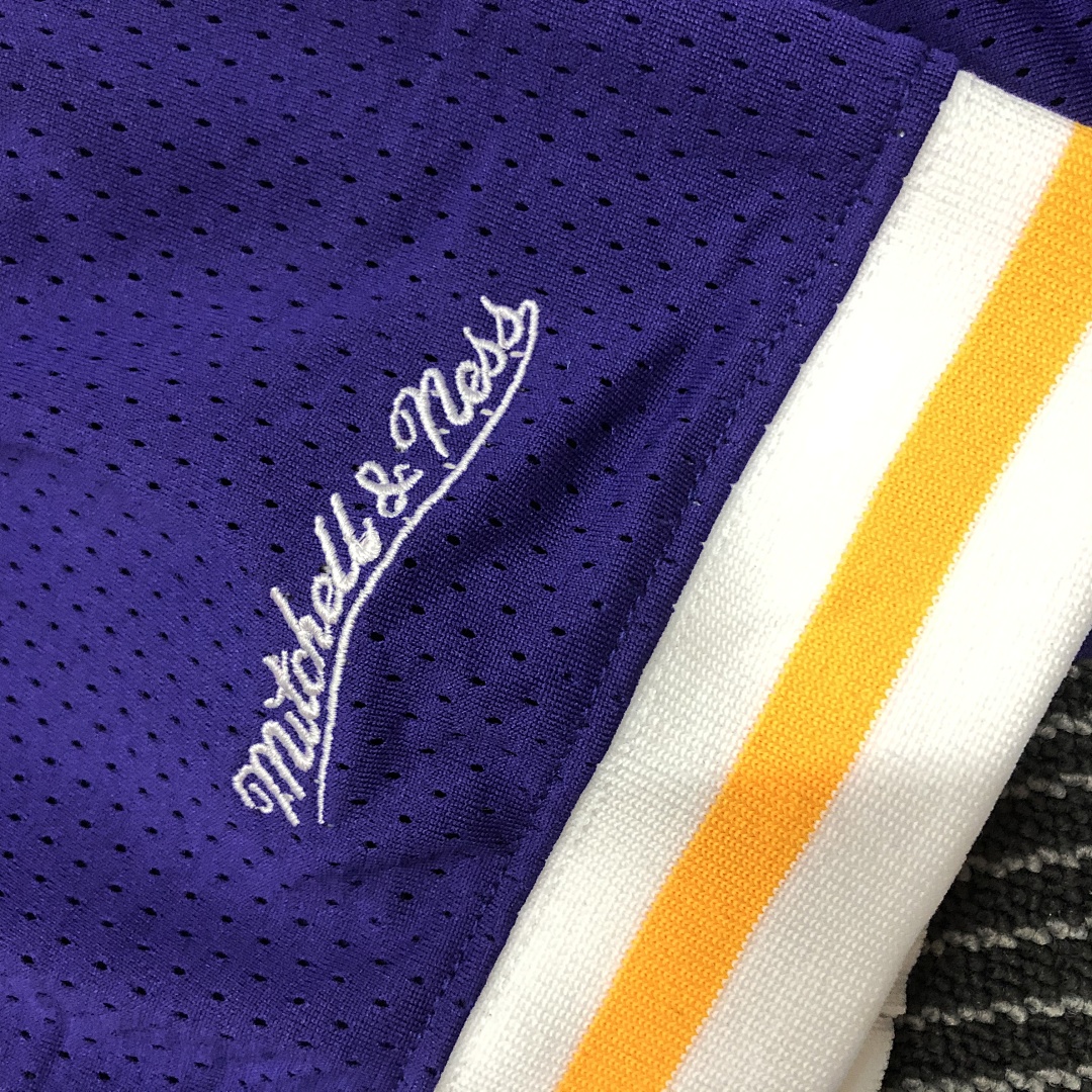 Mitchellness 湖人队 紫色 8号 科比 复古网眼短袖, foto 10