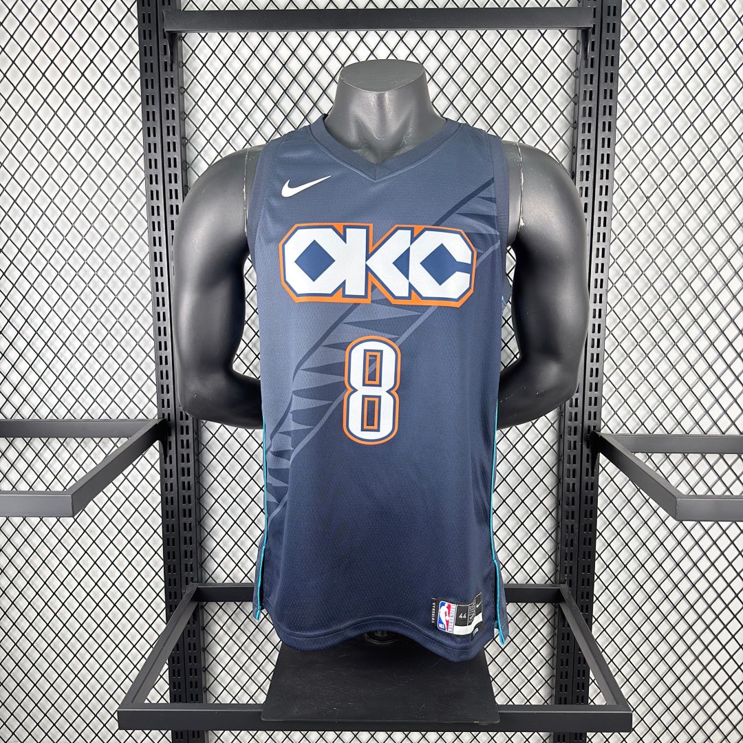 OKC Thunder 25/26 City Edition #8 Jalen Williams Camisa, foto 3