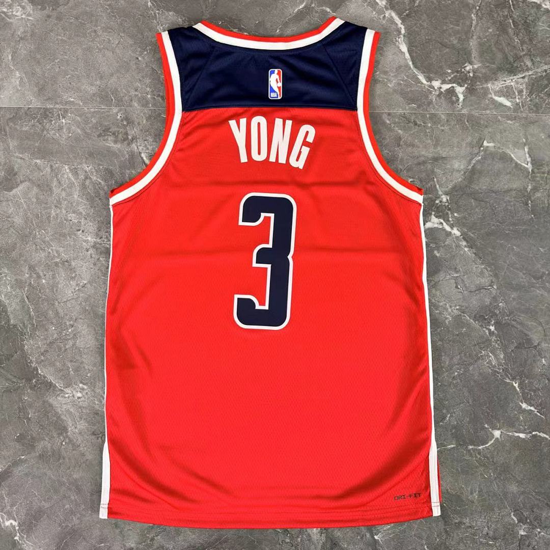 Washington Wizards 22/23 #3 Trae Young Camisa Vermelha, foto 9