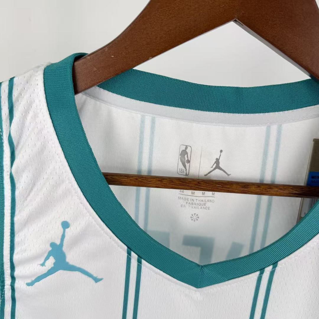 Charlotte Hornets Casa #7 Camisa Branca, foto 7