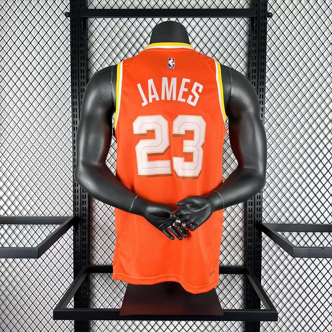 Cleveland Cavaliers 25/26 City Edition #23 LeBron James Camisa, foto 10