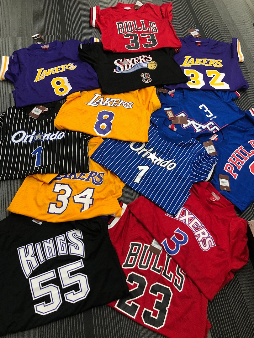 Mitchellness 魔术队 白色 1号 麦迪 复古网眼短袖, foto 3