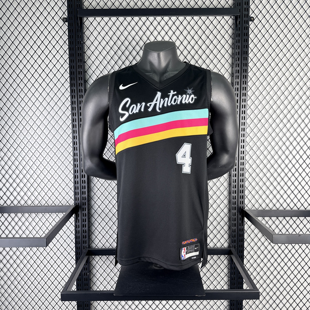 San Antonio Spurs 25/26 City Edition #4 Camisa, foto 2