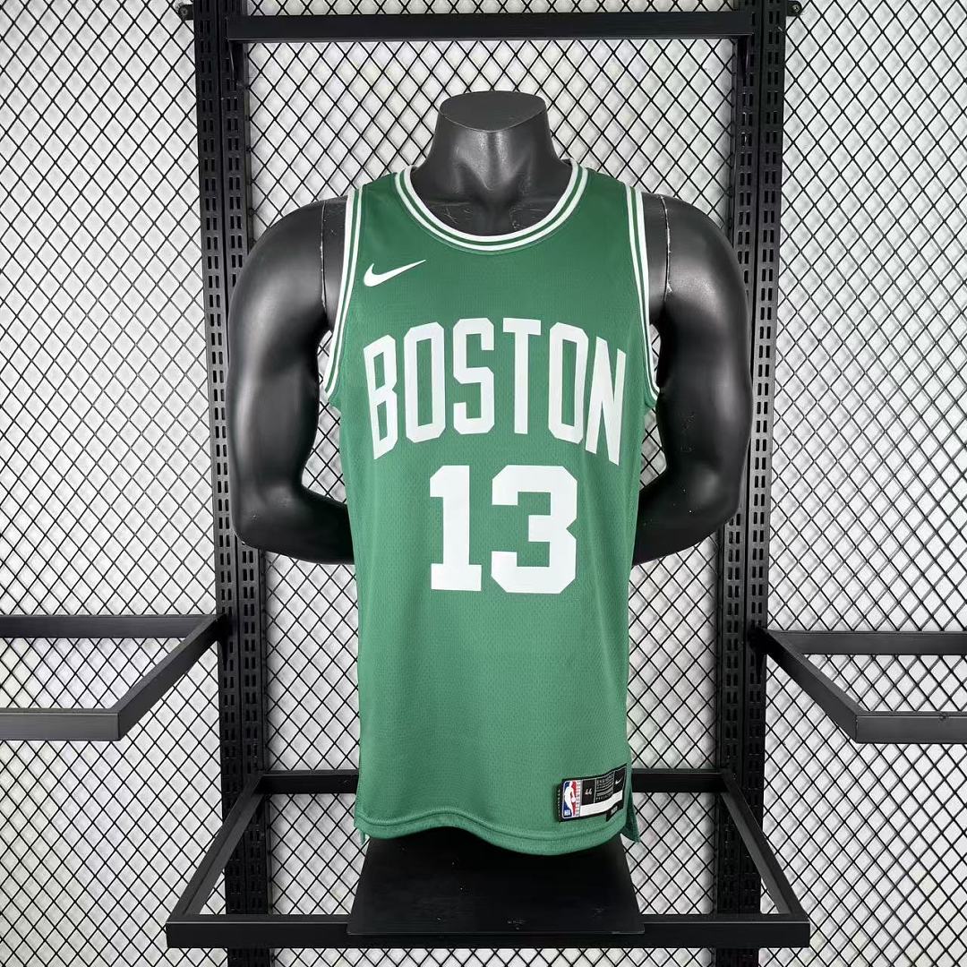 Boston Celtics Casa #13 Paul George Camisa Verde, foto 9