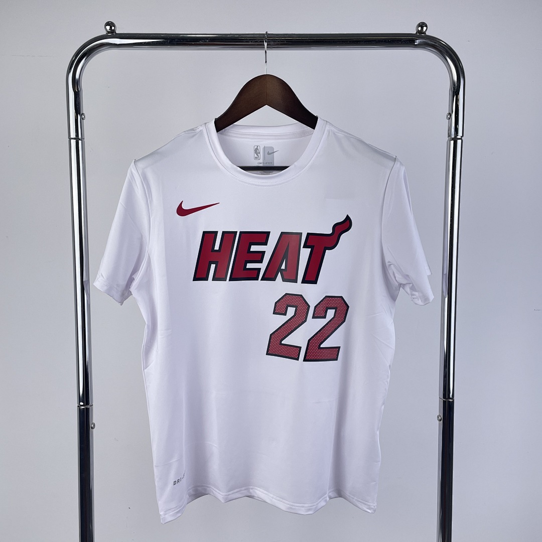 热火队 白色 22号 巴特勒 速干短袖, foto 8