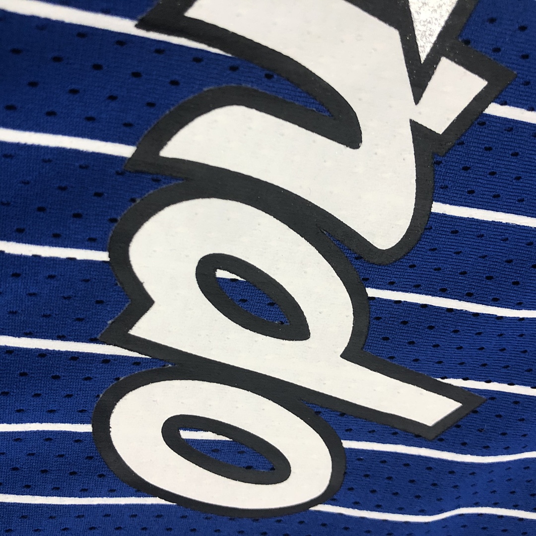 Mitchellness 魔术队 蓝色 1号 ”便士“哈达威 复古网眼短袖, foto 12