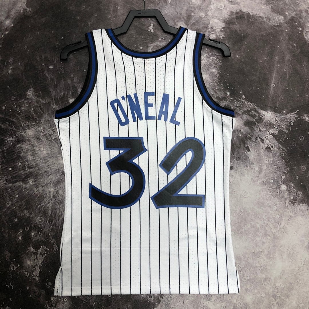 MN热压复古球衣:SW魔术队 94赛季 白色 32号 奥尼尔, foto 18