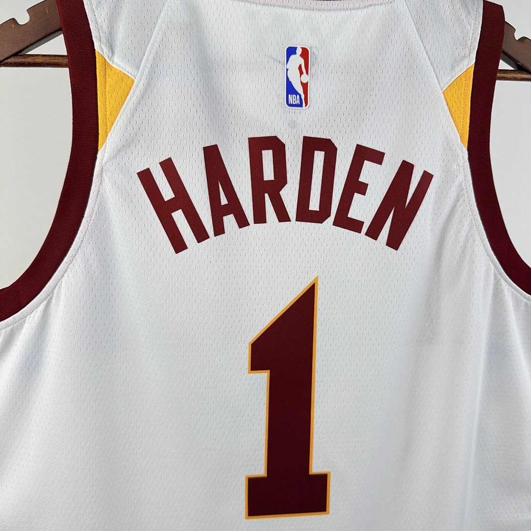 Cleveland Cavaliers #1 James Harden Camisa Branca, foto 1